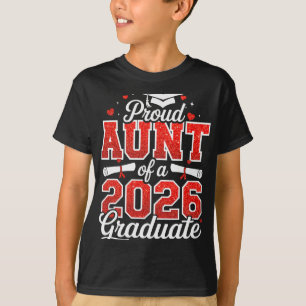 Trote tante van een afgestudeerde van de klas van t-shirt