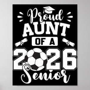 Trote Tante Van Een Afgestudeerde Voetbal Ll Senio Poster