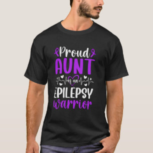 Trote Tante Van Een Epilepsie Krijger Tante Epilep T-shirt