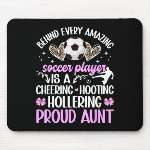 Trote tante van een voetballer tante voetbal tante muismat