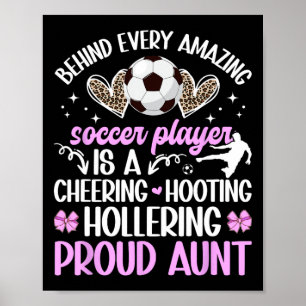 Trote Tante Van Een Voetballer Tanteje Voetbal Tan Poster