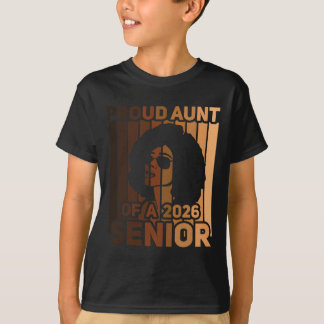 Trote tante van een zwarte melanine senior Afrikaa T-shirt