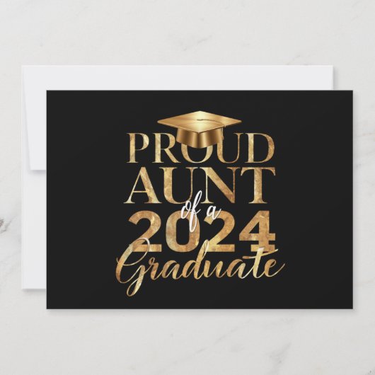 Trote tante van eindexamenklas 2024 aankondiging (Voorkant)