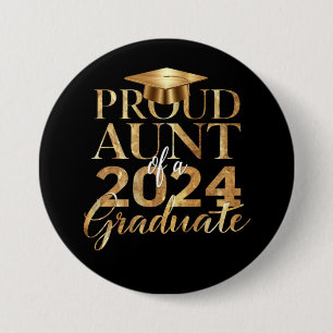 Trote tante van eindexamenklas 2024 ronde button 7,6 cm