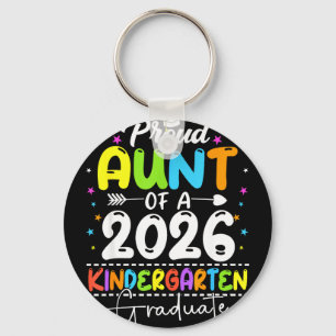 Trote tante van eindexamenklas kleuterschool 2026 sleutelhanger