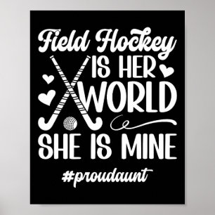 Trote Tante Veldhockey Tante Van Een Veldhockey Sp Poster