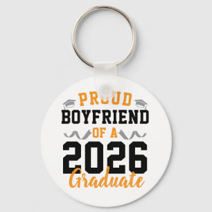 Trote verloofde van een 2026 afstudeerfeest aangep sleutelhanger