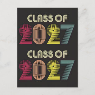 Trote Zuster Van 2027 Senior Klas T-shirt Feestdagenkaart