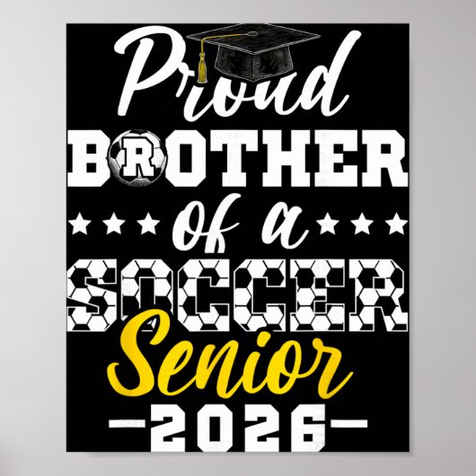 Trotele Broer Van Een Voetbal Senior 2026 Afstudee Poster (Voorkant)
