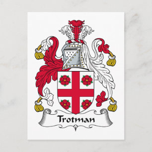 Trotman Family Crest Briefkaart