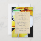 Trotropische waterverf van het strand Frangipani Kaart (Voorkant)