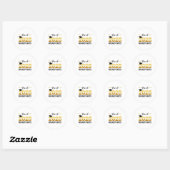 Trots 2025 Afstuderen afstuderen CL van 2025 Ronde Sticker (Vel)