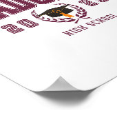Trots 2025 Afstuderen High School Afstuderen Varsi Poster (Hoek)