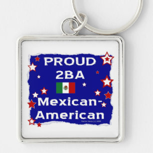 Trots 2BA Mexicaans-Amerikaans Sleutelhanger