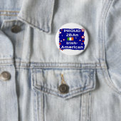 Trots 2BAn Iers-Amerikaans Ronde Button 5,7 Cm (In situ)