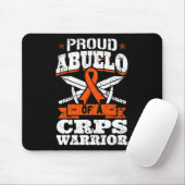 Trots Abuelo van een CRPS Warrior RSD Awareness Ri Muismat (Met muis)