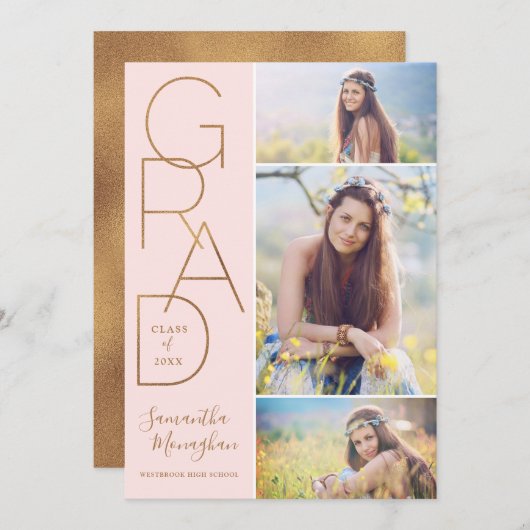 Trots Afstudeerder | Aankondiging Afstuderen | Blo (Voorkant / Achterkant)