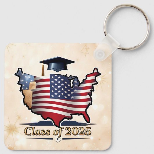 Trots Afstuderen 2025 Sleutelhanger (Achterkant)