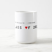 Trots Afstuderen Mok 2025 – gepersonaliseerd met n (Center)