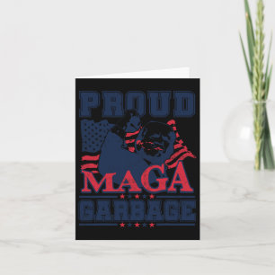 Trots Afval Stem Trump 2024 Trump Supporter Afval Kaart