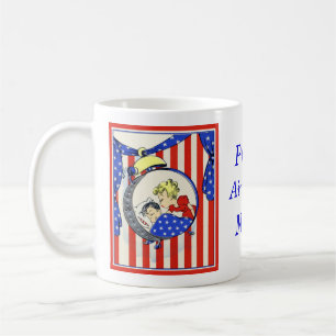 trots Air Force MOM vintage print ontwerp Koffiemok