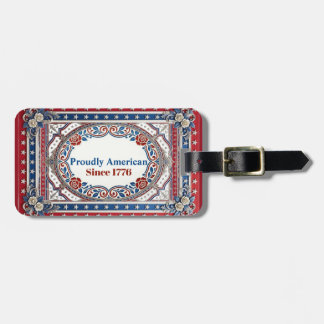 Trots Amerika sinds 1776 Vintage Onafhankelijkheid Bagagelabel