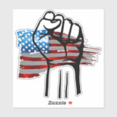 TROTS AMERIKAAN STICKER (Vel)