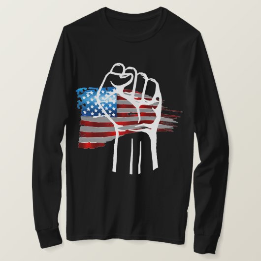 TROTS AMERIKAAN - wit  T-shirt (Design voorkant)
