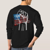 TROTS AMERIKAAN - wit  T-shirt (Achterkant)