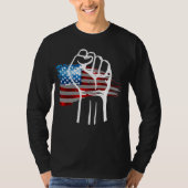 TROTS AMERIKAAN - wit  T-shirt (Voorkant)