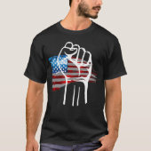 TROTS AMERIKAAN - wit  T-shirt (Voorkant)