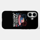 Trots Amerikaans - Patriotic Beach Sunhat Case-Mate iPhone Case (Achterkant (horizontaal))