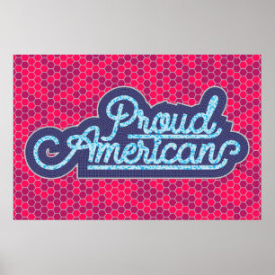 Trots Amerikaans Poster