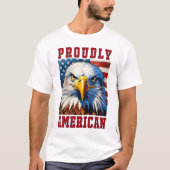 Trots Amerikaans T-shirt (Voorkant)