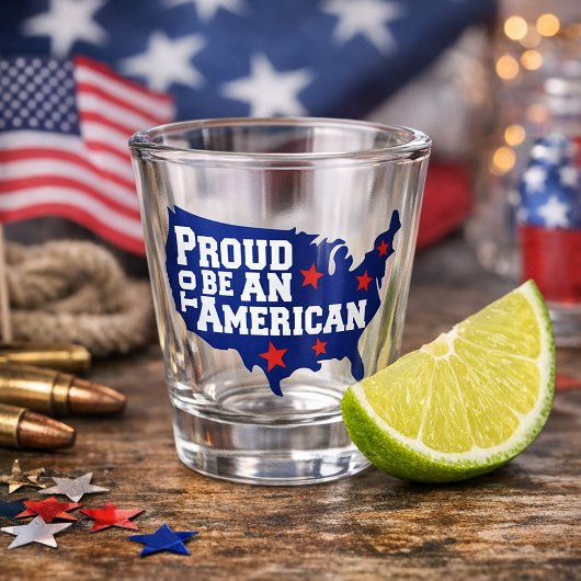 Trots Amerikaanse Geest  Shot Glas