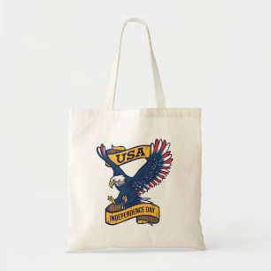 Trots Amerikaanse Zeearend 4 juli Tote Bag