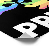 Trots. ASL Bewustzijn Hand Gebarentaal Dove Trots Poster (Hoek)