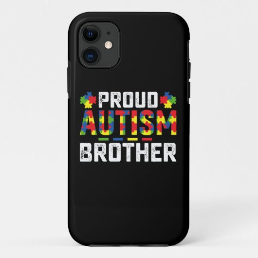 Trots Autisme Broer Bewustzijn Autistische Familie Case-Mate iPhone Case (Achterkant)