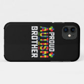 Trots Autisme Broer Bewustzijn Autistische Familie Case-Mate iPhone Case (Achterkant (horizontaal))
