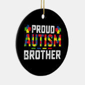 Trots Autisme Broer Bewustzijn Autistische Familie Keramisch Ornament (Rechts)
