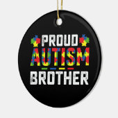 Trots Autisme Broer Bewustzijn Autistische Familie Keramisch Ornament (Links)