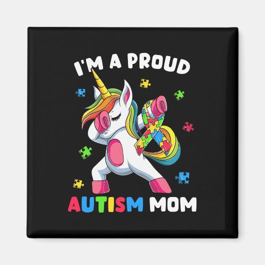 Trots Autisme Mam Dab Dans Magneet (Voorkant)