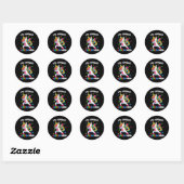 Trots Autisme Mam Dab Dans Ronde Sticker (Vel)