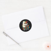Trots Autisme Moeder Beer Autisme Bewustzijn Autis Ronde Sticker (Envelop)