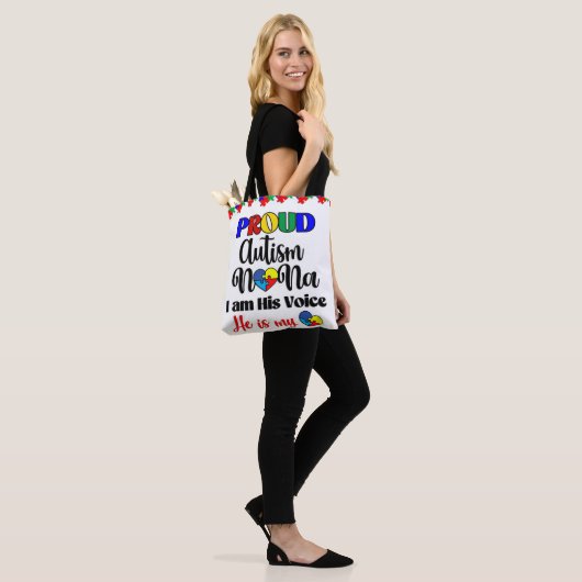 Trots Autisme Nana Shopping canvas tas (Op model)
