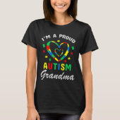 Trots Autisme Oma Autistisch Autisme Bewustzijn T-shirt (Voorkant)