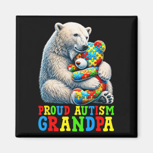 Trots Autisme Opa Beer Autisme Bewustzijn Autisti Magneet