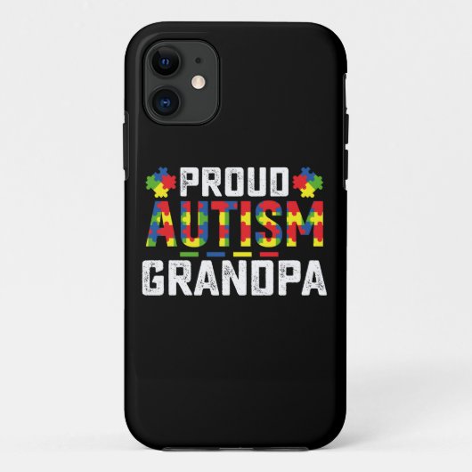 Trots Autisme Opa Bewustzijn Autistische Familie Case-Mate iPhone Case (Achterkant)