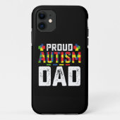 Trots Autisme Papa Bewustzijn Autistische Familie Case-Mate iPhone Case (Achterkant)