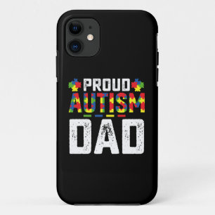 Trots Autisme Papa Bewustzijn Autistische Familie Case-Mate iPhone Case
